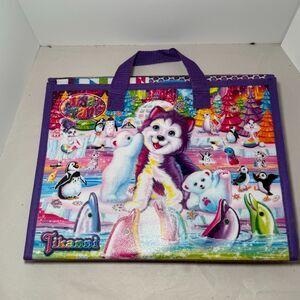Lisa‎ Frank Trifold Portfolio Tikanni Art Storage Case + Coloring Activity Book
